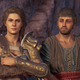 Kassandra with the scripted father of her child.